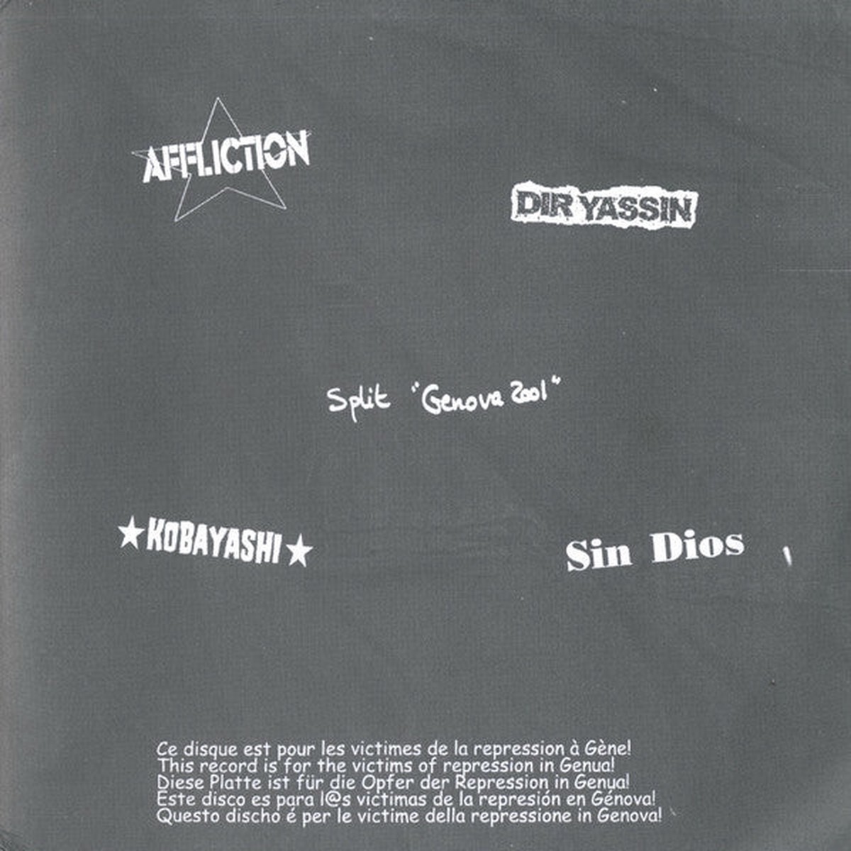 Affliction - Split Genova 2001 (7) (Near Mint (NM Or M-))