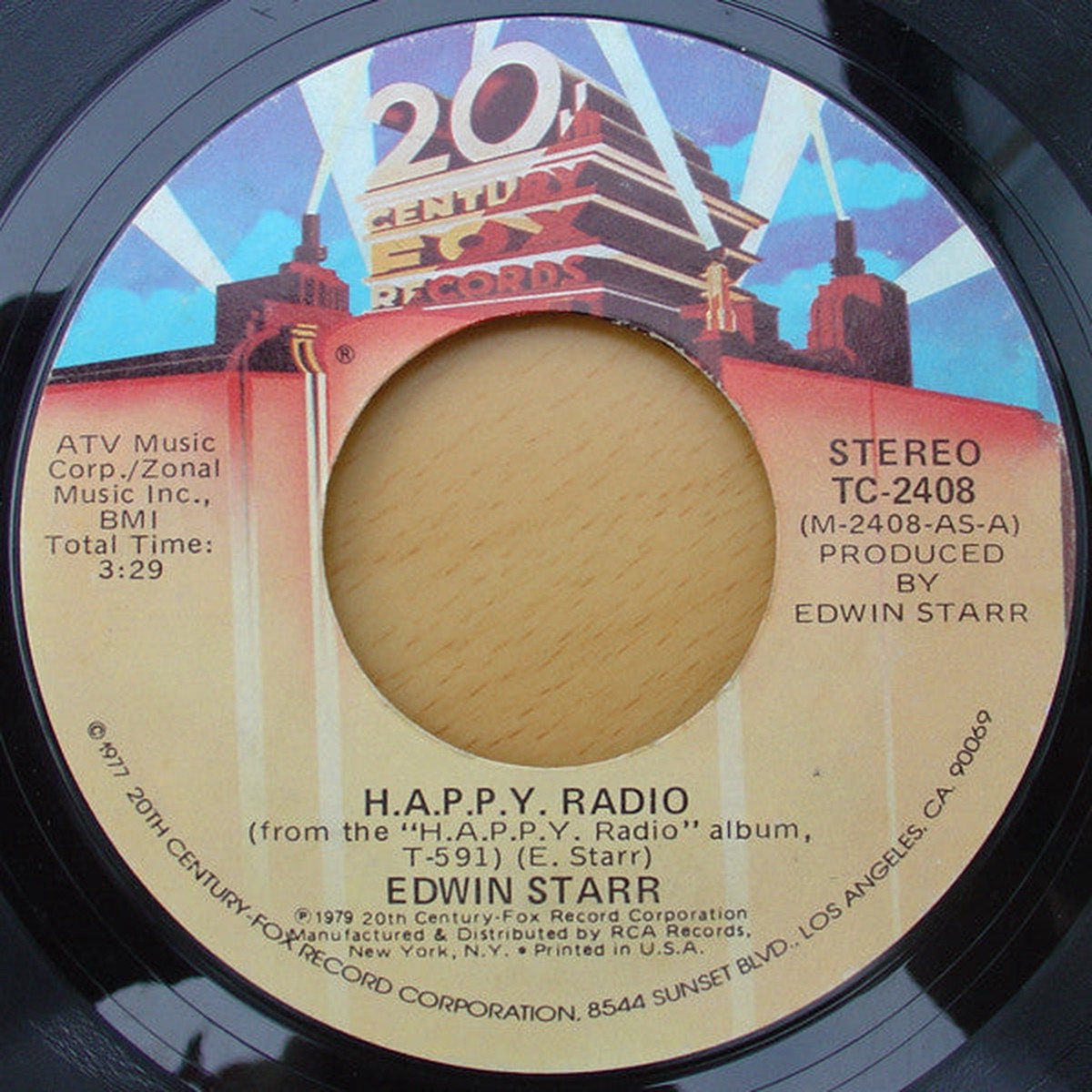 Edwin Starr - HAPPY Radio My Friend (7) (Near Mint (NM or M-))