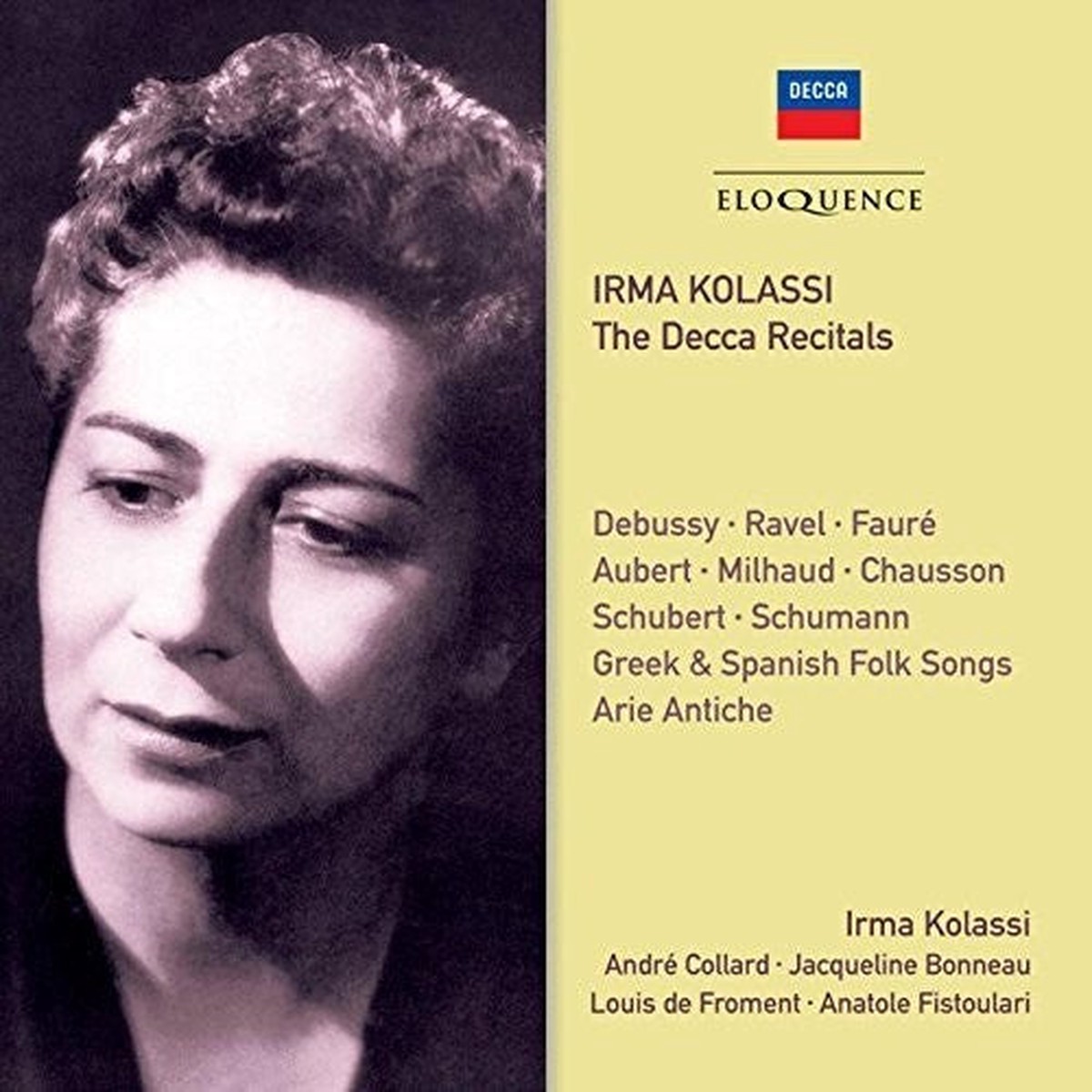 Irma Kolassi- Irma Kolassi Decca Recitals (CD)