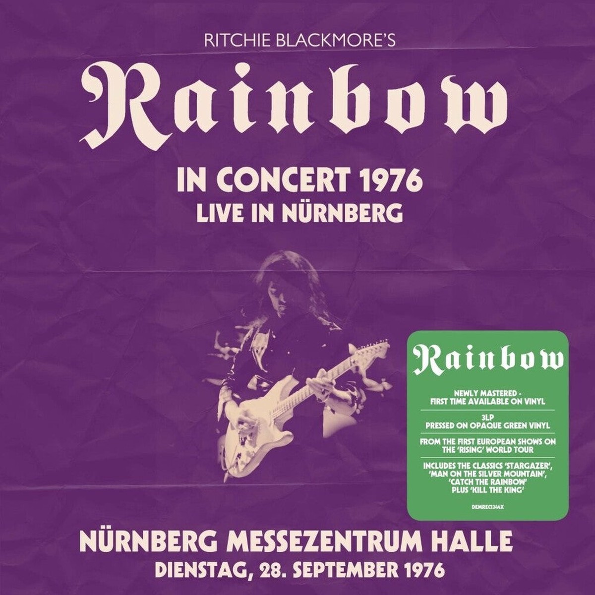 Ritchie Blackmore Rainbow- Live In Nurnberg 1976 Messezentrum Halle 28976 (Vinyl)