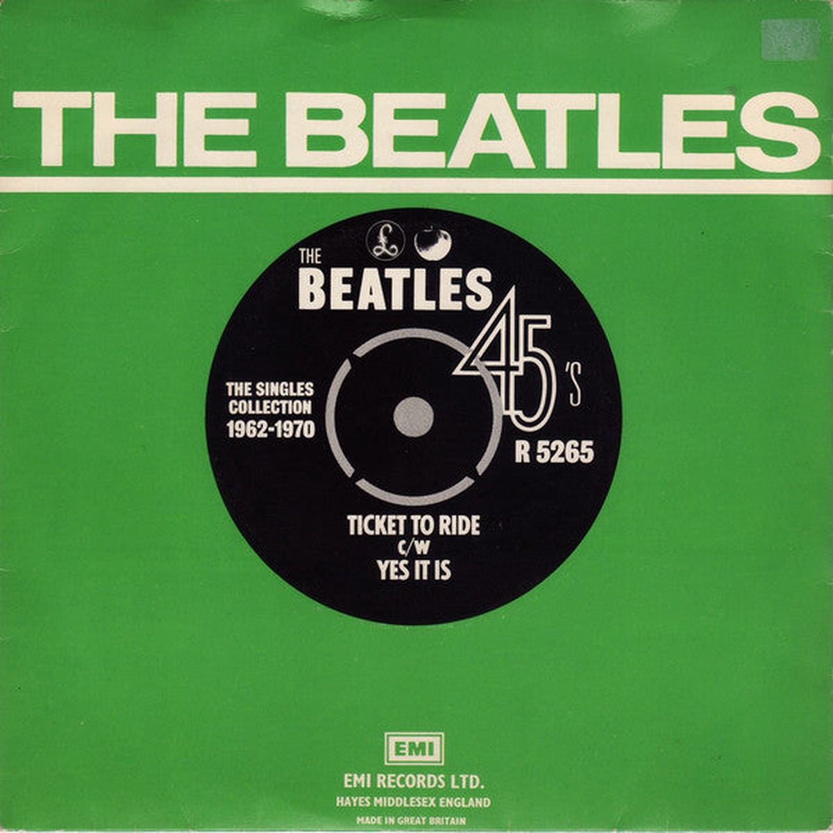 The Beatles - Ticket To Ride cw Yes It Is (7) (Near Mint (NM or M-))