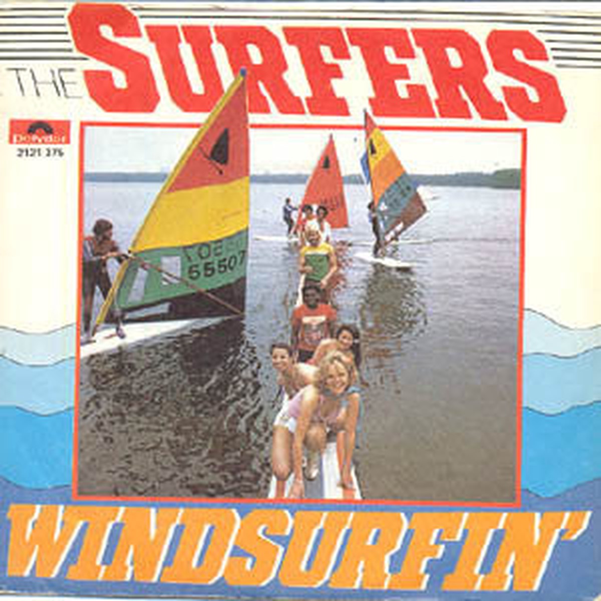 The Surfers - Windsurfin (7) (Very Good Plus (VG))
