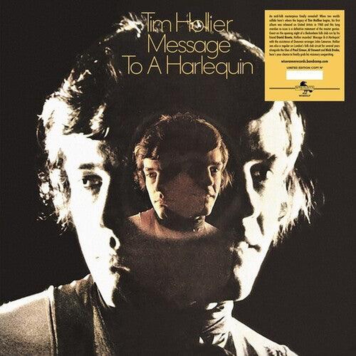 Tim Hollier- Message To A Harlequin (Vinyl)