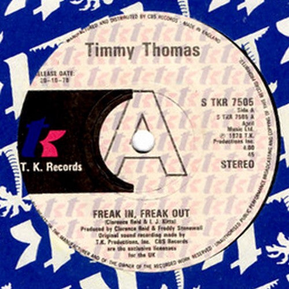 Timmy Thomas - Freak In Freak Out (7) (Near Mint (NM or M-))