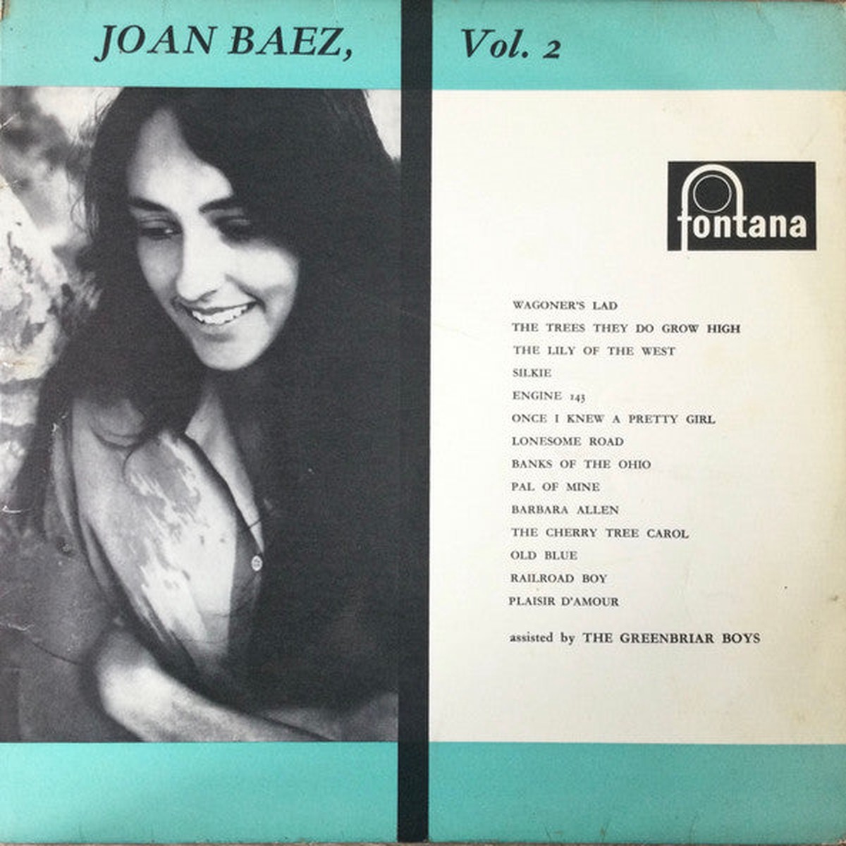 Joan Baez - Joan Baez Vol 2 (LP) (Very Good (VG))