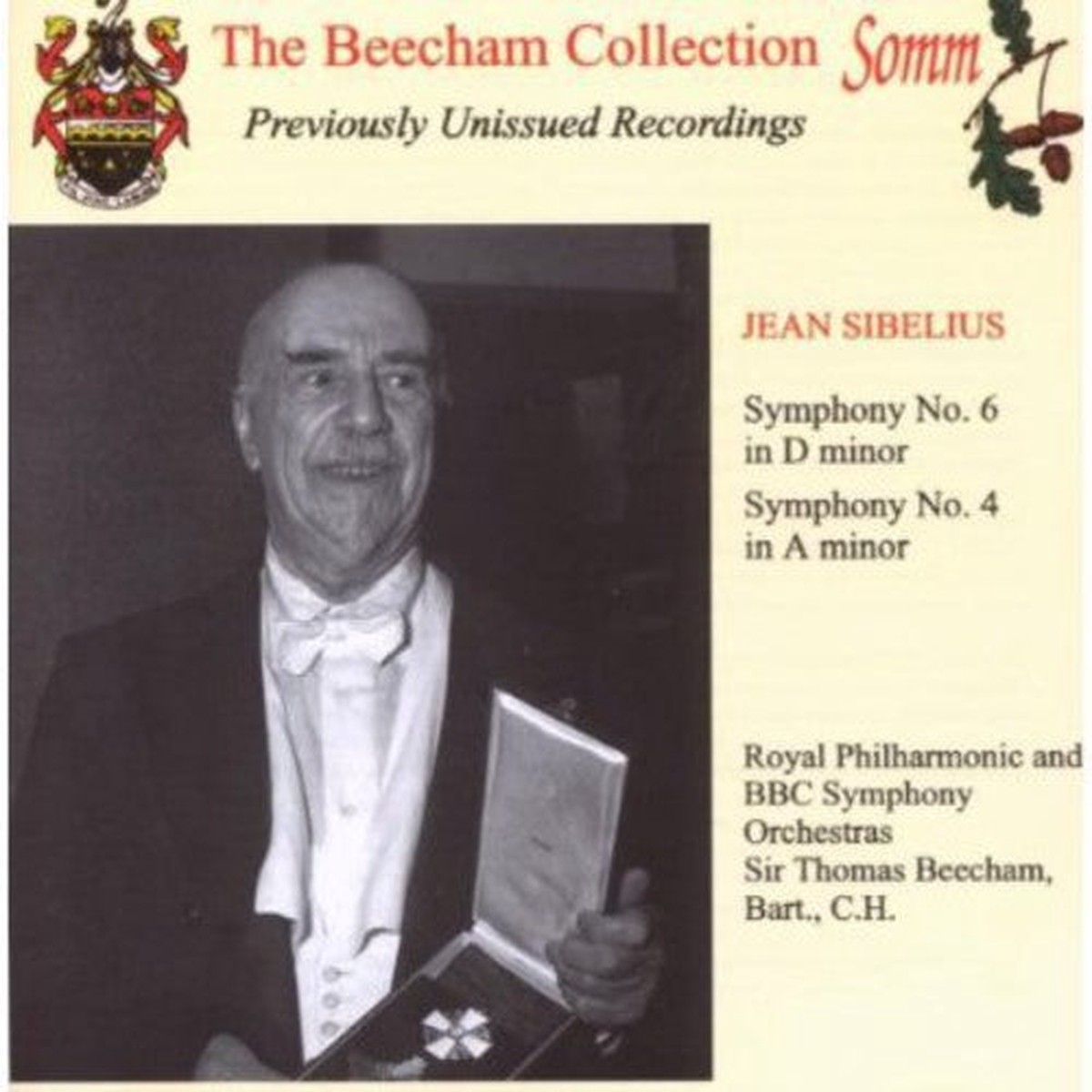Jean Sibelius- Beecham Conducts Sibelius Previously Unissued Rec (CD)