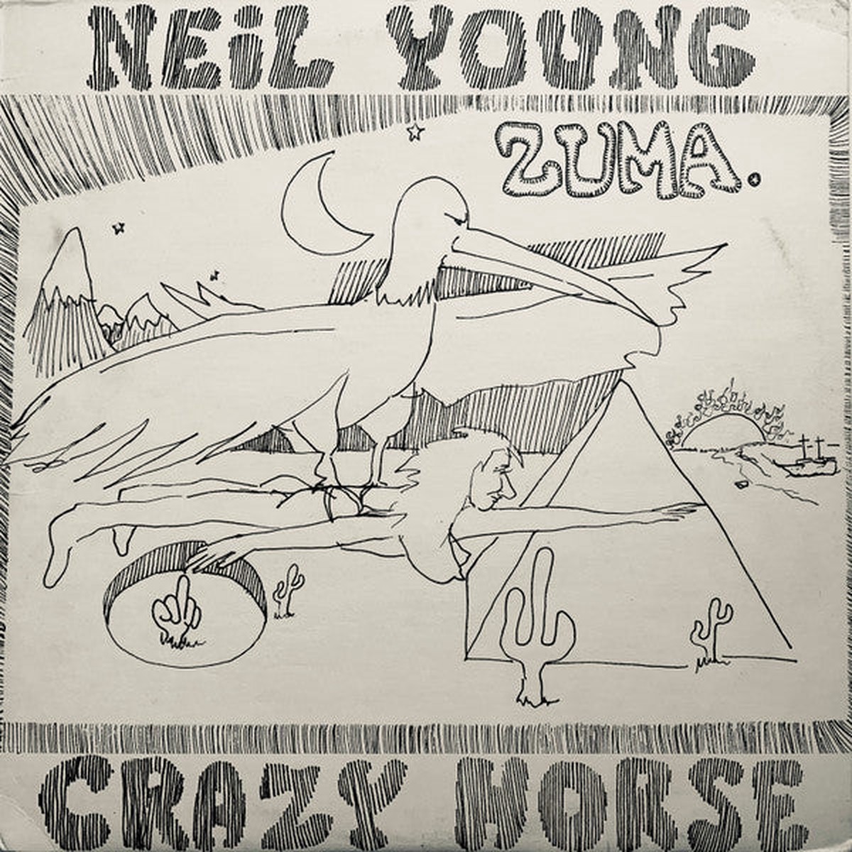 Neil Young With Crazy Horse - Zuma (LP) (Very Good (VG))
