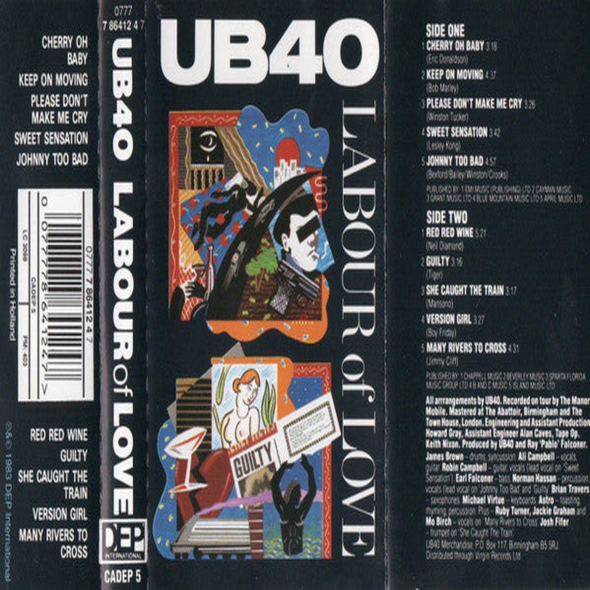 UB40 - Labour Of Love (Cassette) (Very Good Plus (VG))