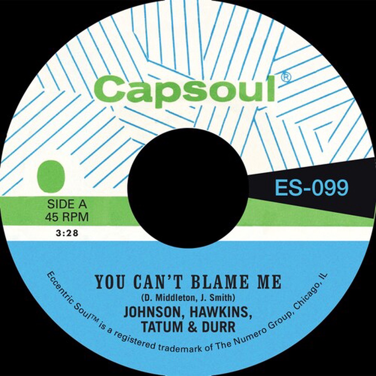 Johnson Hawkins Tatum Durr- You Cant Blame Me BW Youre All I Need to Make It