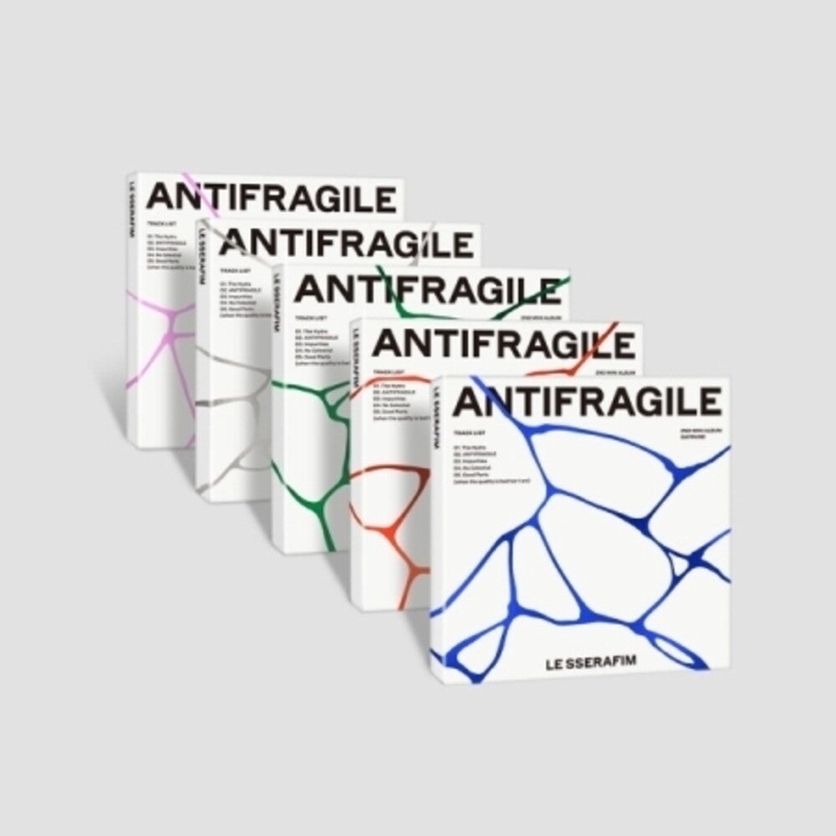 LE SSERAFIM- Antifragile (Random Cover Compact Version) With Booklet (CD)