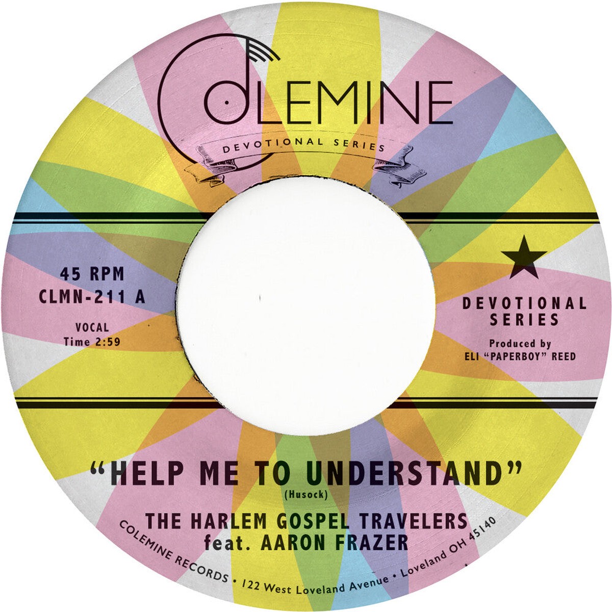 Aaron Frazer- Help Me To Understand Look Up (Blue) Colored Vinyl