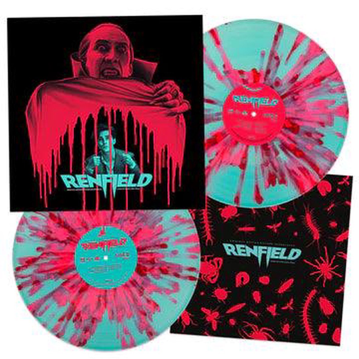 Renfield Soundtrack (Dracula Flesh Blood Splatter Variant) (Vinyl)