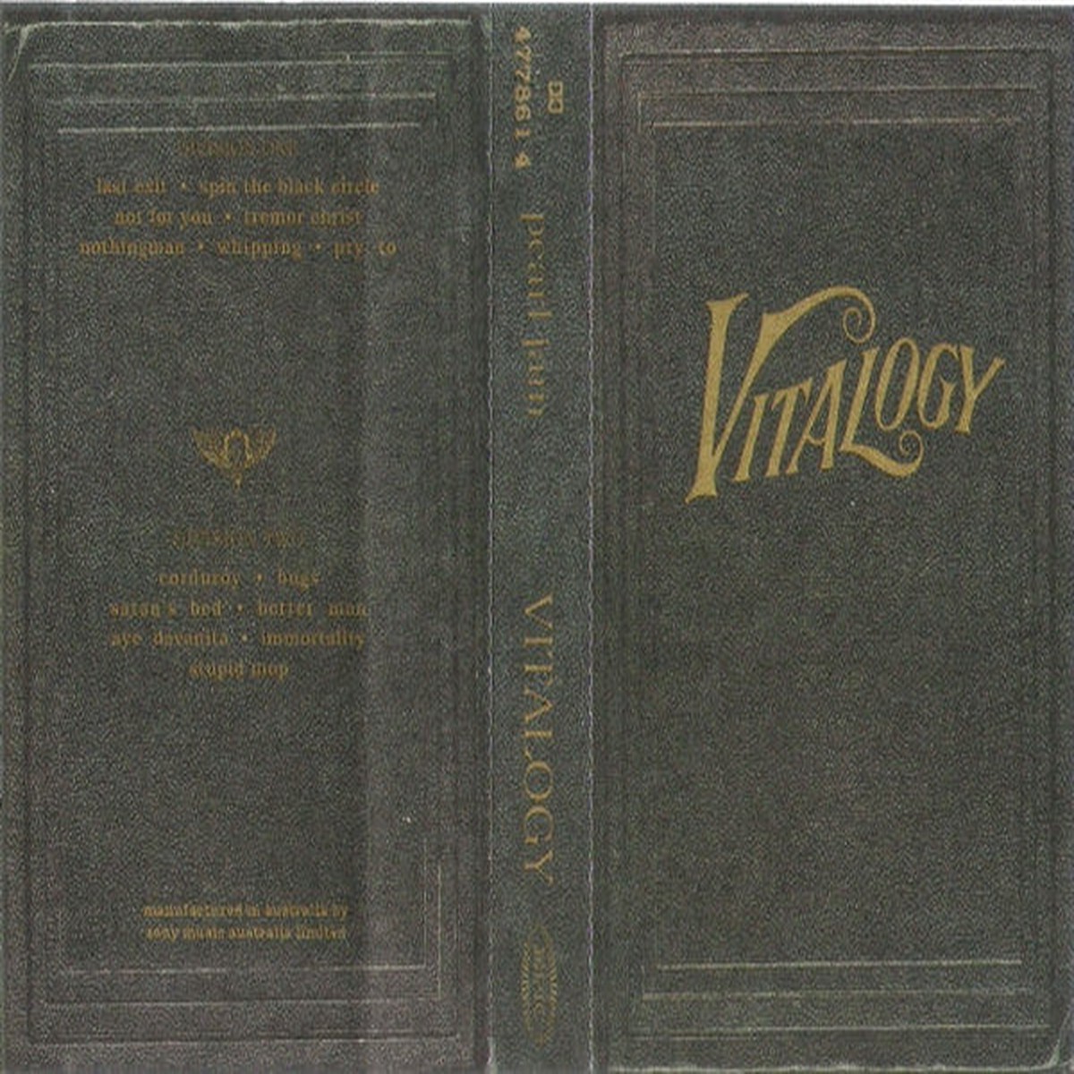 Pearl Jam - Vitalogy (Cassette) (Very Good (VG))
