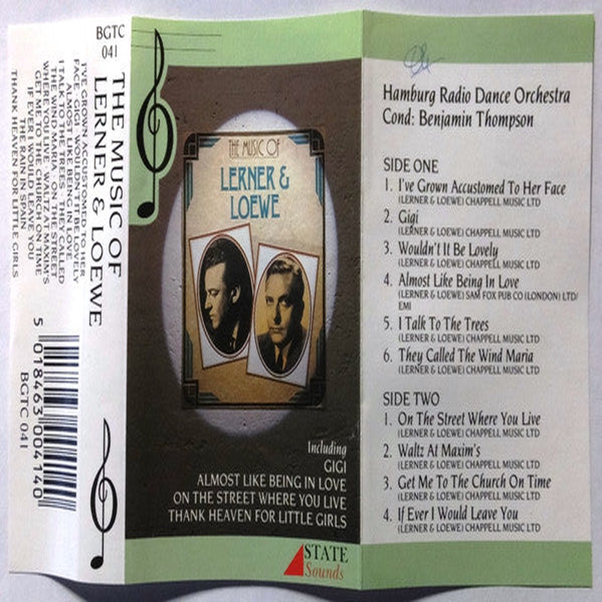 Lerner Loewe - The Music Of Lerner Loewe (Cassette) (Very Good Plus (VG))