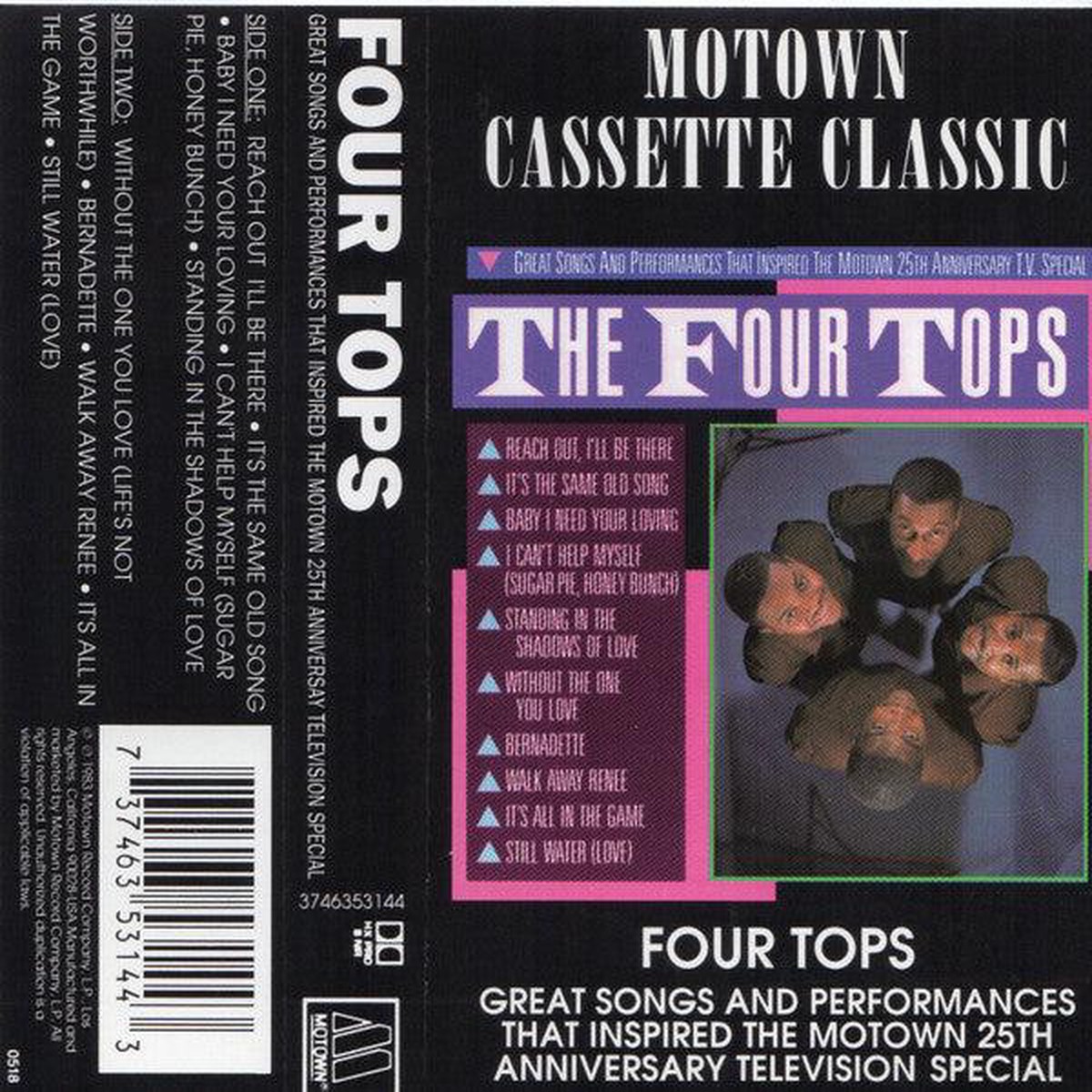 Four Tops- Great Songs And Performances (Used Cassette)