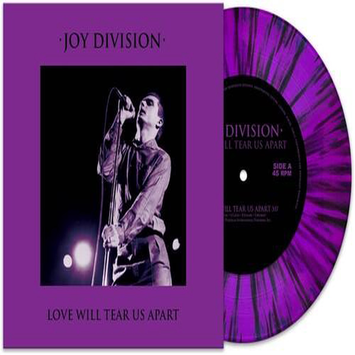 Joy Division- Love Will Tear Us Apart - Purpleblack Splatter