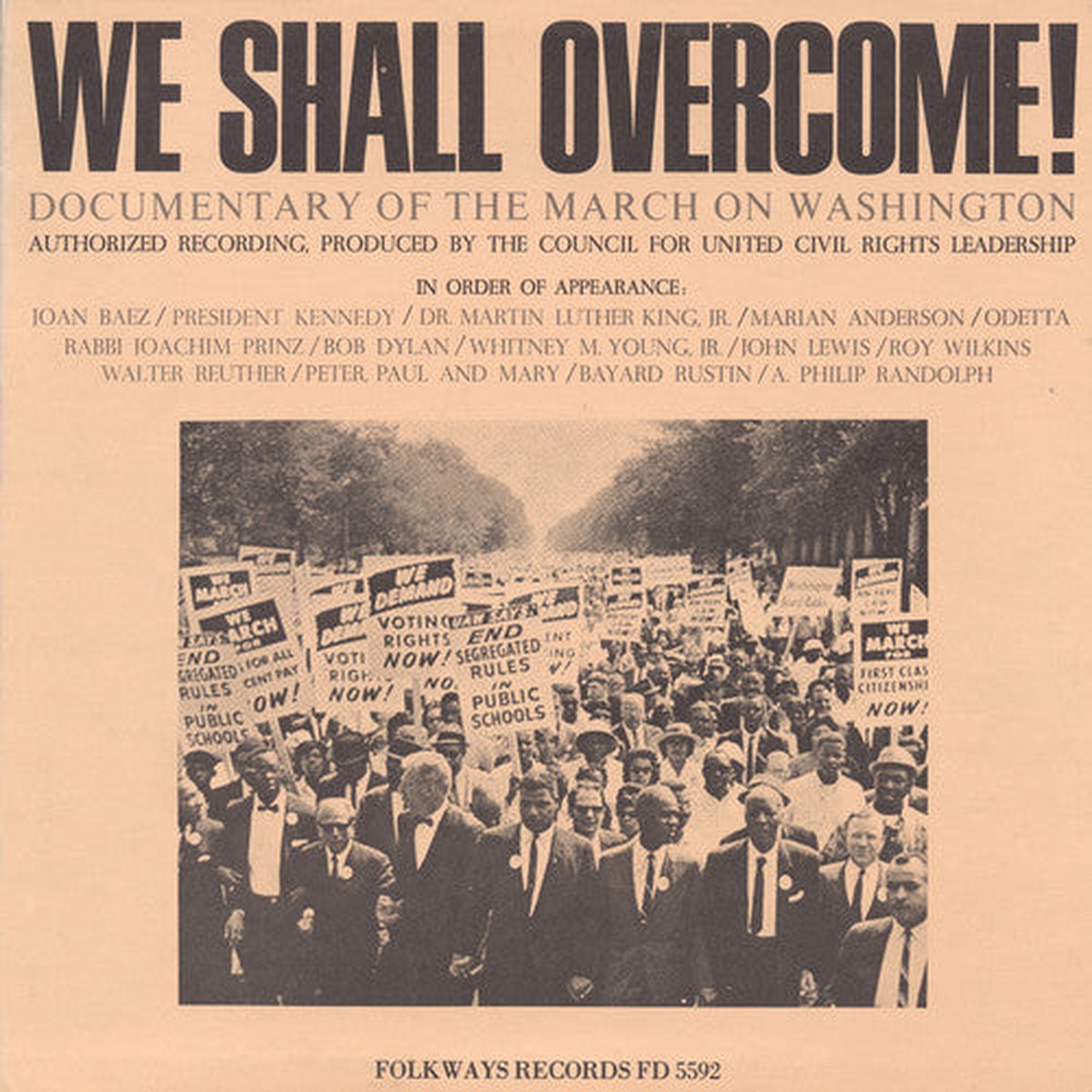 We Shall Overcome Documentary Of The March On Was- We Shall Overcome March Various (CD)