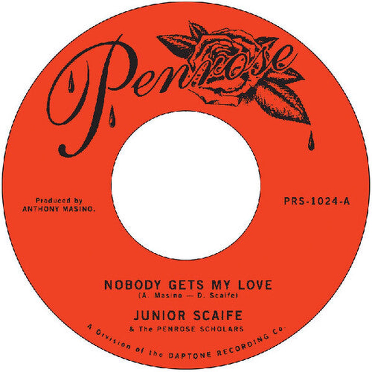 Junior Scaife- Nobody Gets My Love Bw Too Much Too Soon
