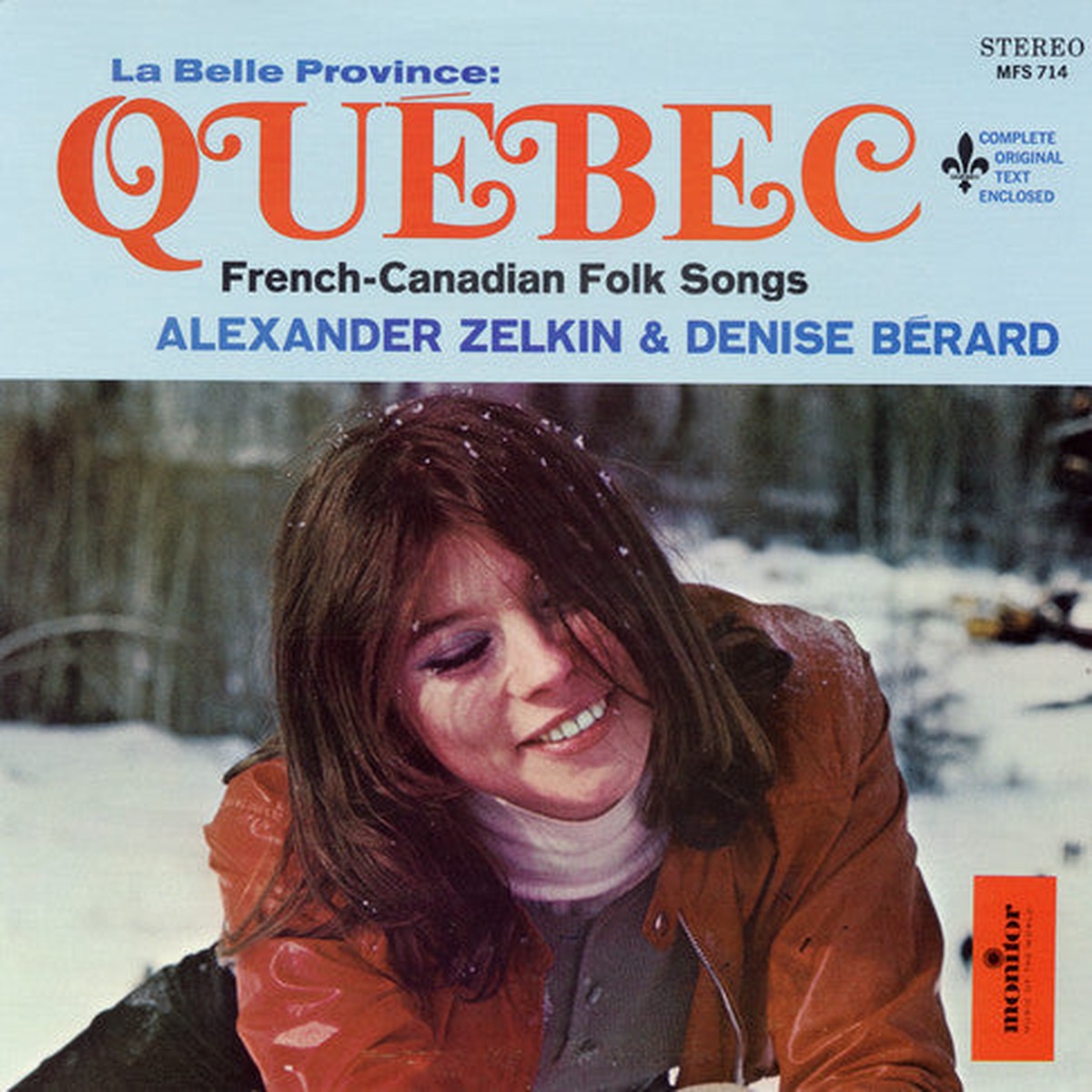 ZelkinBerard- Belle Province Quebec French-Canadian Folk Songs (CD)