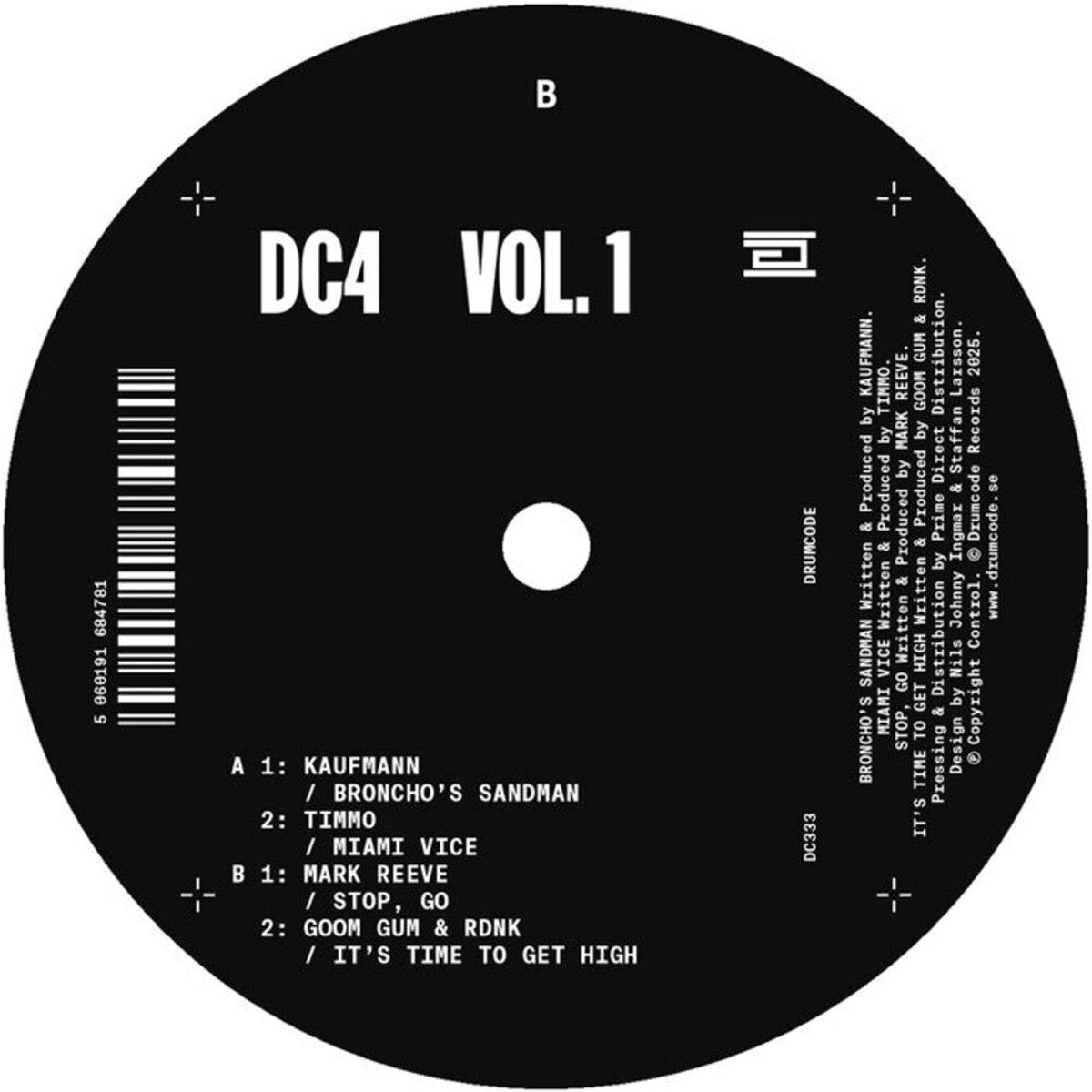 Dc4 Vol 1 Various- Dc4 Vol 1 Various (Vinyl)