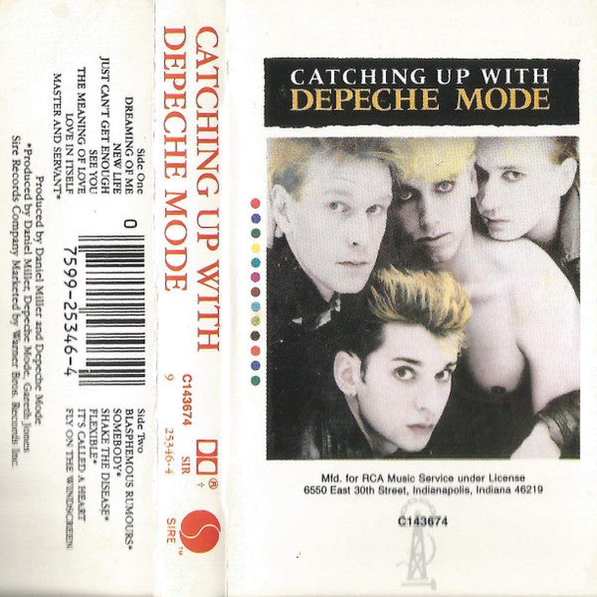 Depeche Mode - Catching Up With Depeche Mode (Cassette) (Very Good Plus (VG))
