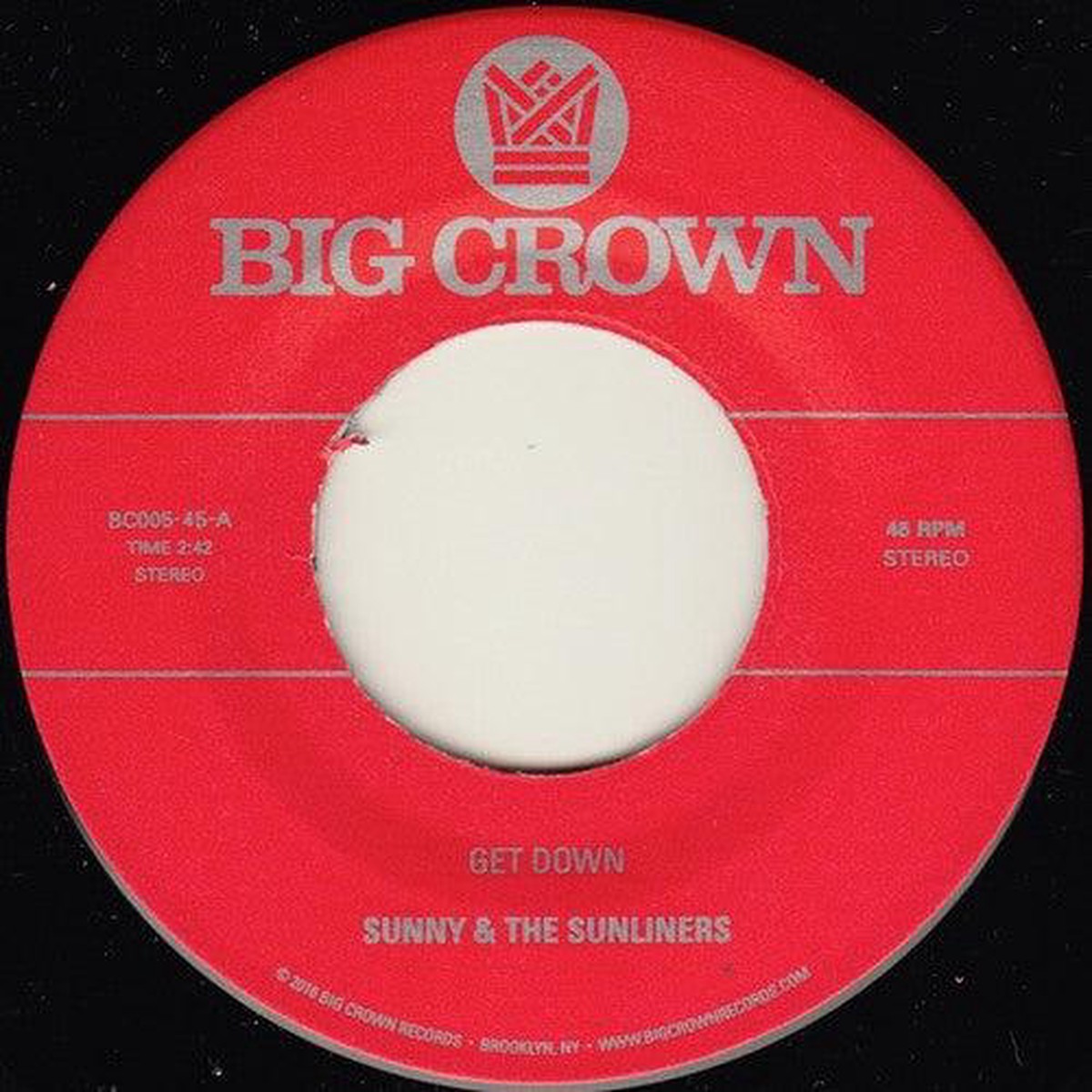Sunny Sunliners- Get Down Cross My Heart (Vinyl)