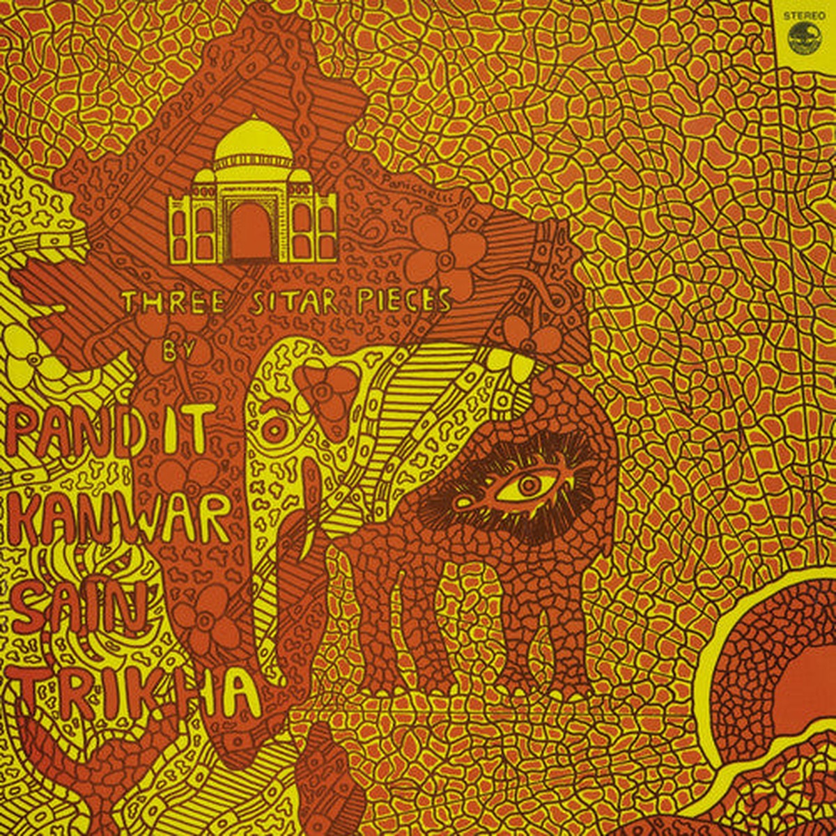 Pandit Kanwar Sain Trikha- Three Sitar Pieces (Vinyl)
