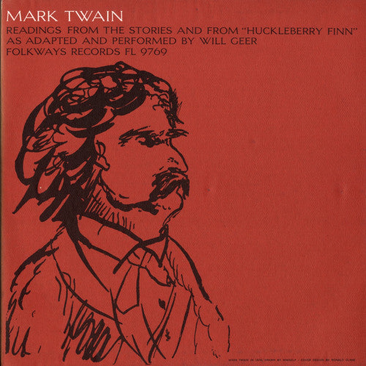 Will Geer- Mark Twain Readings Huckleberry Finn (CD)