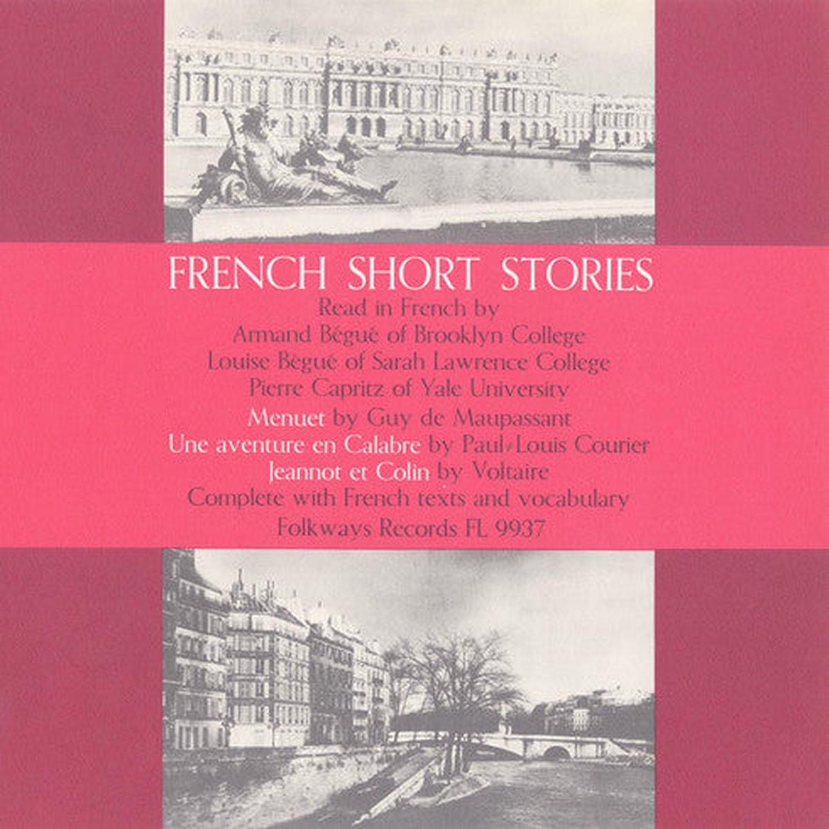 Armand Begue Louise- French Short Stories Vol 1 Read in French (CD)