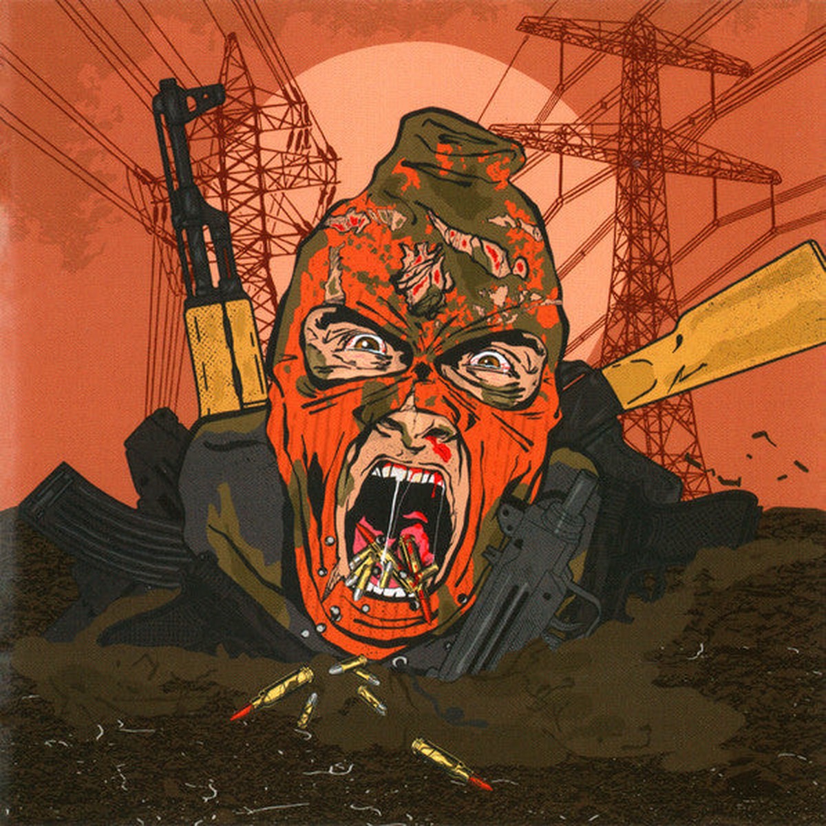 Daniel SonAsun EastwoodFuturewave- Bite The Bullet (Amber Vinyl Corner Dings) (Used Vinyl)