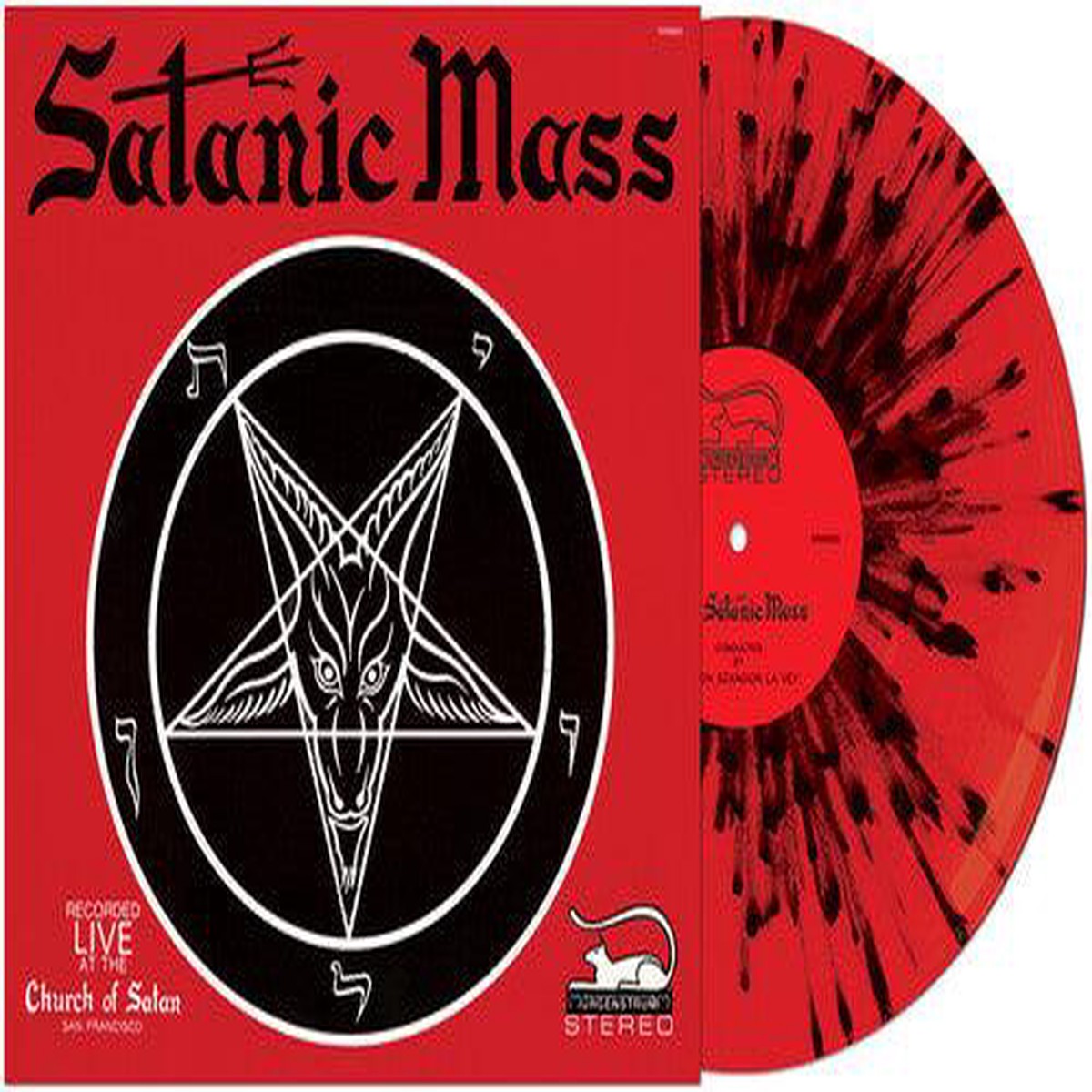 Anton Lavey- Satanic Mass (RedBlack Splatter Vinyl)