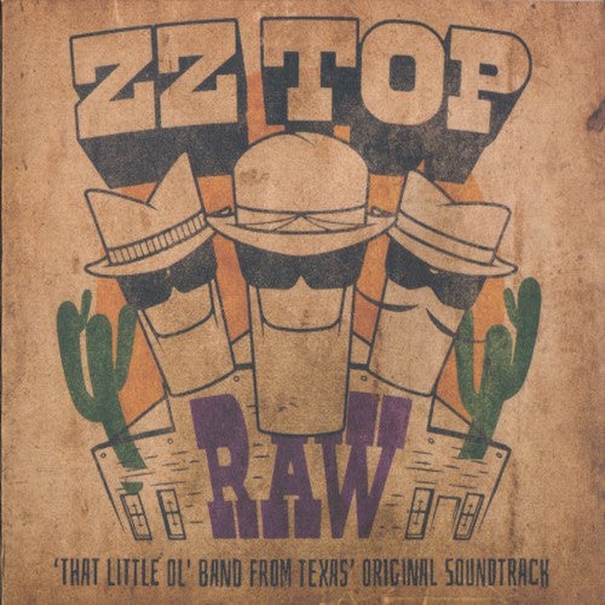 ZZ-Top- RAW (That Little Ol Band From Texas) (Original Soundtrack) (CD)