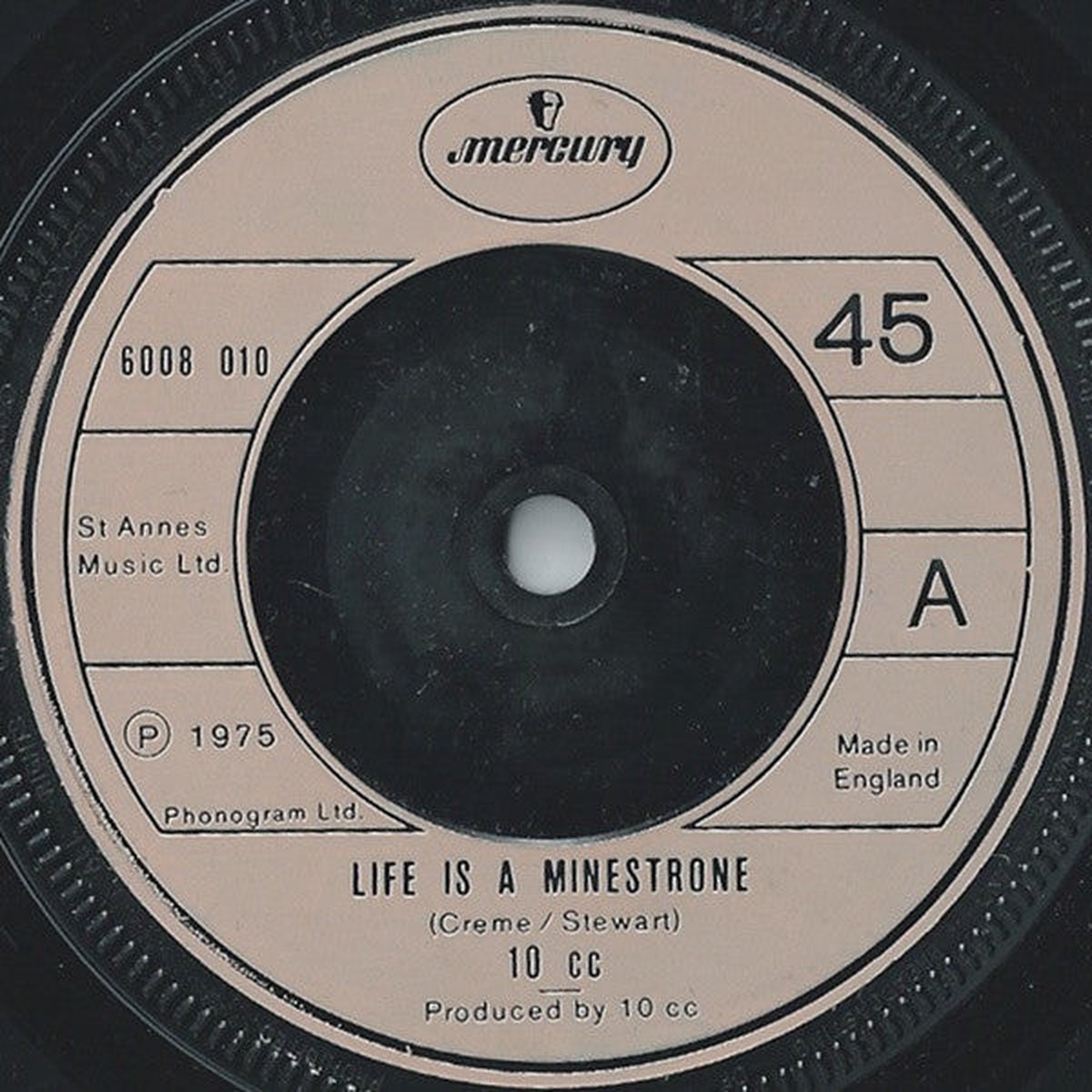 10cc - Life Is A Minestrone (7) (Very Good Plus (VG))